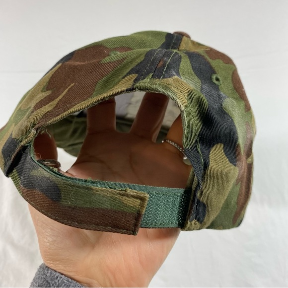 Vintage Sun Cap ABB University Camo Cap Unisex College Hat baseball cap - Picture 3 of 5